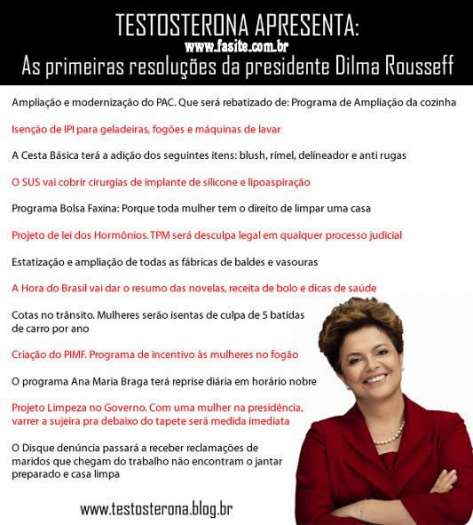 As primeiras resoluções da presidente Dilma Rousseff 3