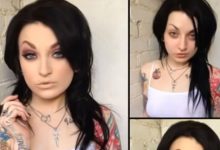 Estrelas pornôs antes e depois da maquiagem 8