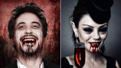 Se as celebridades fossem vampiros (39 fotos) 9