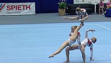 Apresentação de 3 ginastas ucranianas 2