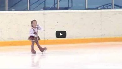 Garotinha de apenas 2 anos faz um show na apresentação de patinação 6