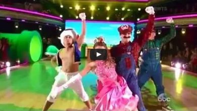 Dança dos Famosos - Apresentação com tema Super Mario Bros 3