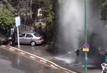 O que acontece em um acidente de carro com um hidrante na Israel 43