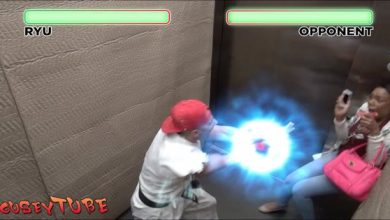 Pegadinha – Street Fighter no elevador 5