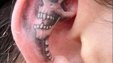 43 tatuagem original nos ouvidos 25