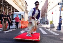 Aladdin e seu tapete mágico pelas ruas de Nova York 6