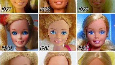Evolução da boneca Barbie nos ultimos 56 anos 42