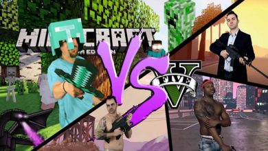 Batalha de rap: Minecraft VS GTA V 4