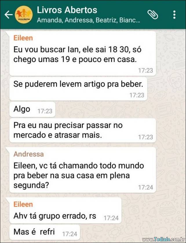 14 pessoas que mandaram mensagem no grupo errado - pessoas que madaram grupo 04 pessoas-que-madaram-grupo-04 14 pessoas que mandaram mensagem no grupo errado - pessoas que madaram grupo 04