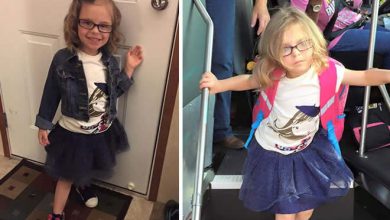6 Hilariantes fotos de crianças antes e depois do seu primeiro dia da escola 32
