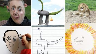 Pai recria desenhos do seu filho no photoshop, com resultados surpreendentes e assustador (29 fotos) 48