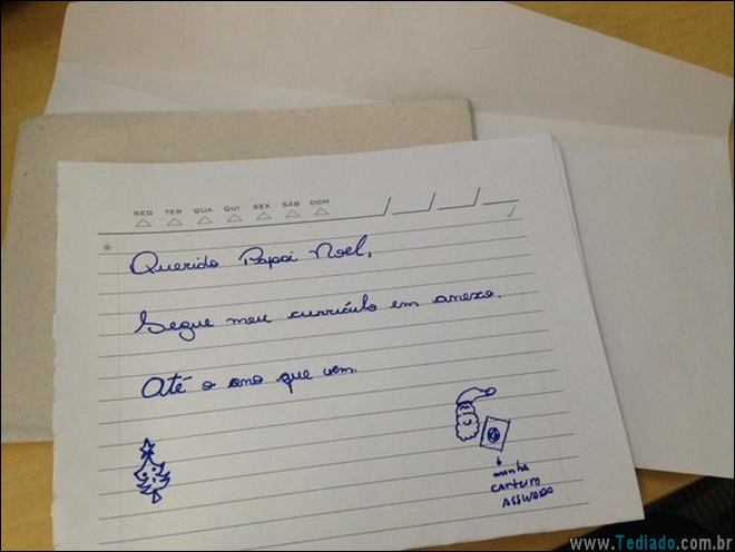 14 cartas para o Papai Noel que poderiam ter sido escritas por você - cartas cartas-papai-noel-06