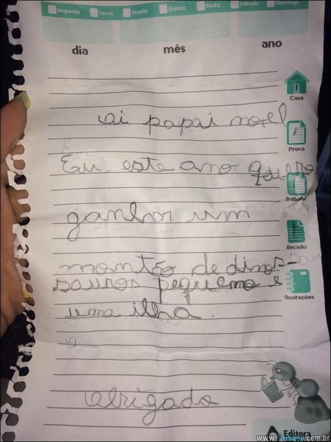 14 cartas para o Papai Noel que poderiam ter sido escritas por você - cartas cartas-papai-noel-07