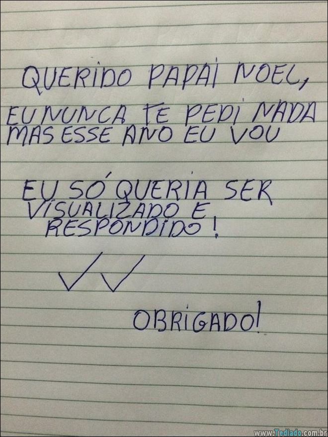 14 cartas para o Papai Noel que poderiam ter sido escritas por você - cartas cartas-papai-noel-13