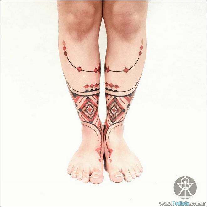 20 Tatuagens inpiradas na arte tribal da Amazônia 12