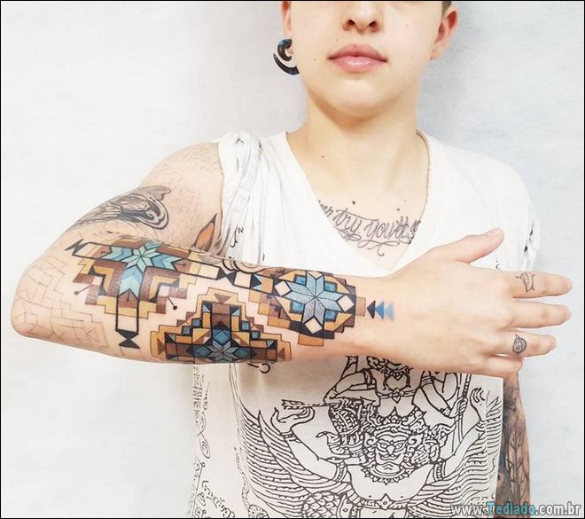 20 Tatuagens inpiradas na arte tribal da Amazônia 15