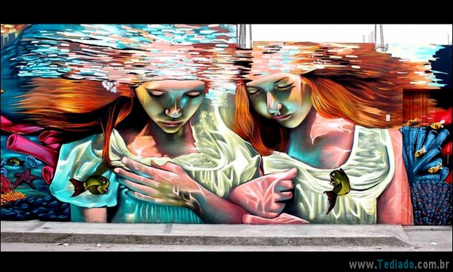 26 arte de rua fenomenais que dão uma visão totalmente diferente deste mundo - arte de rua
