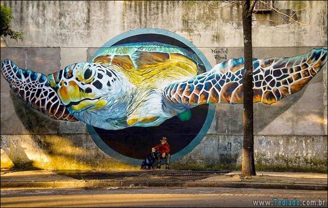 26 arte de rua fenomenais que dão uma visão totalmente diferente deste mundo 16