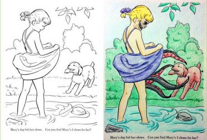 É por isso que livros de colorir não são para os adultos (24 fotos) 16