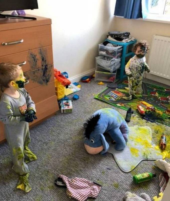 A felicidade das crianças depois de fazer sua arte (28 fotos) 24