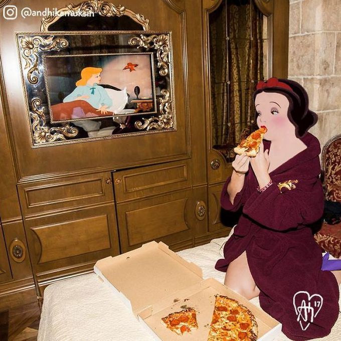 Artista coloca personagens da Disney em fotos de celebridades (44 fotos) 24