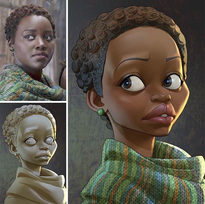 Este artista transforma personagens de filmes em desenhos animados (14 fotos) 9