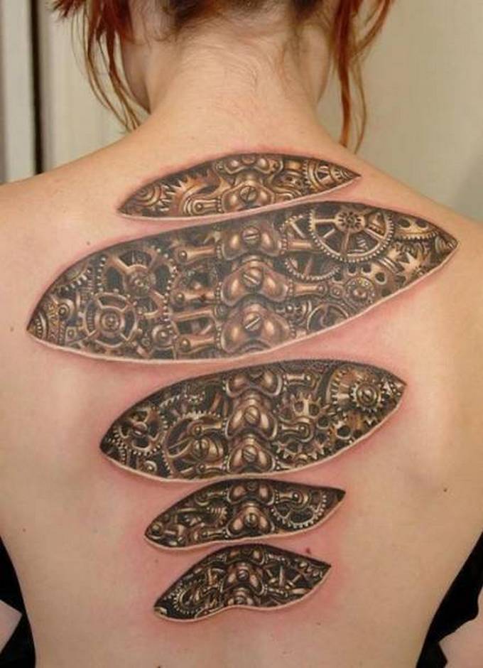 35 tatuagens loucas que são muito realistas 35