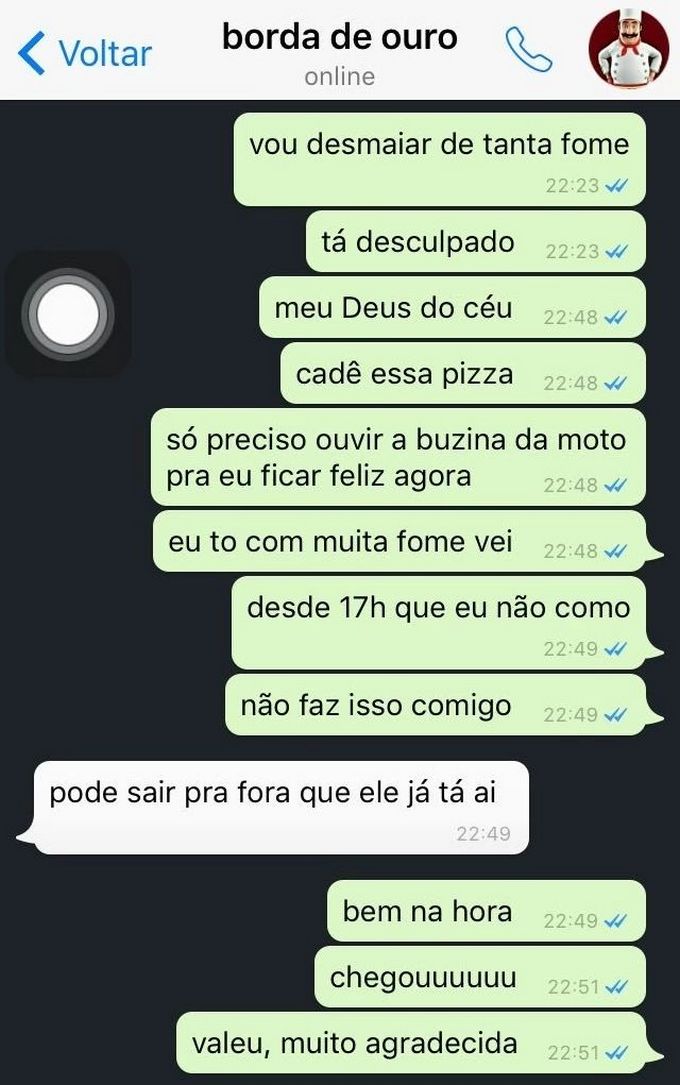 14 motivos de que o brasileiro nasceu para pedir comida pelo Whatsapp 3