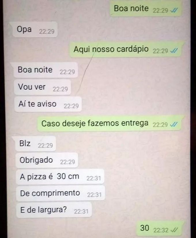 14 motivos de que o brasileiro nasceu para pedir comida pelo Whatsapp 5