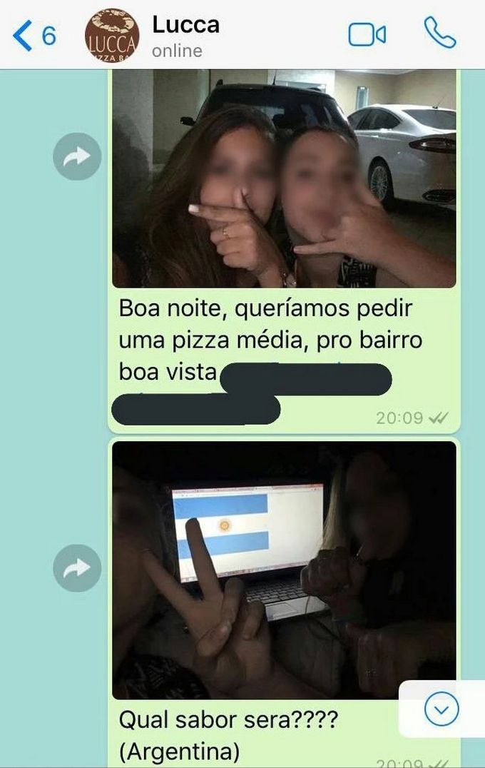 14 motivos de que o brasileiro nasceu para pedir comida pelo Whatsapp 14