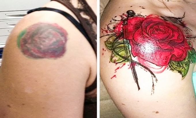 Qualquer tatuagem ruim pode ser transformada em uma pequena obra-prima (17 fotos) 16