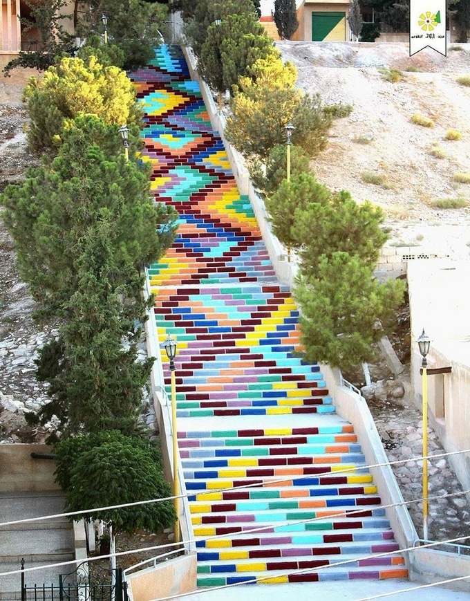 20 escadarias que são incrivelmente artísticas 12