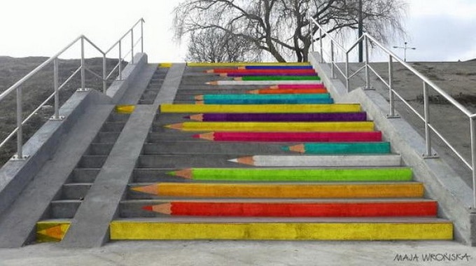 20 escadarias que são incrivelmente artísticas 17