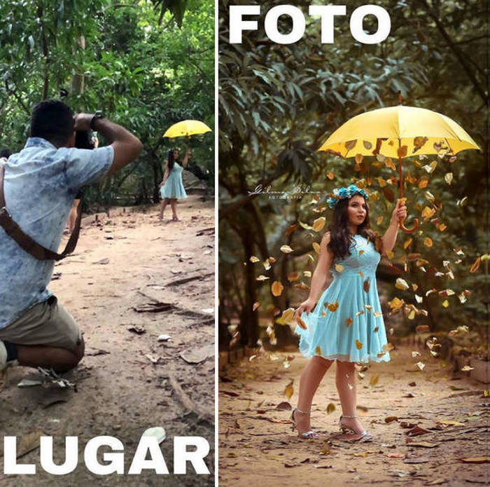 Há uma grande diferença entre uma foto e um lugar onde ela foi tirada (46 fotos) 14