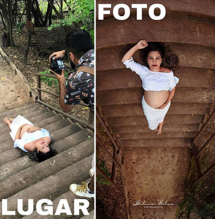 Há uma grande diferença entre uma foto e um lugar onde ela foi tirada (46 fotos) 19
