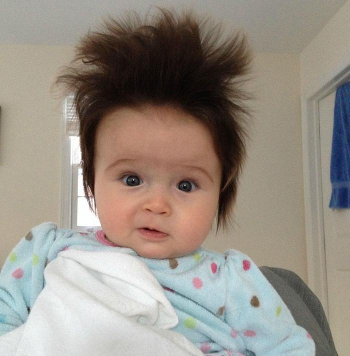 17 fotos de bebês cabeludos e enlouquecem a Internet 3