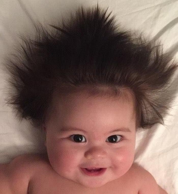 17 fotos de bebês cabeludos e enlouquecem a Internet 13