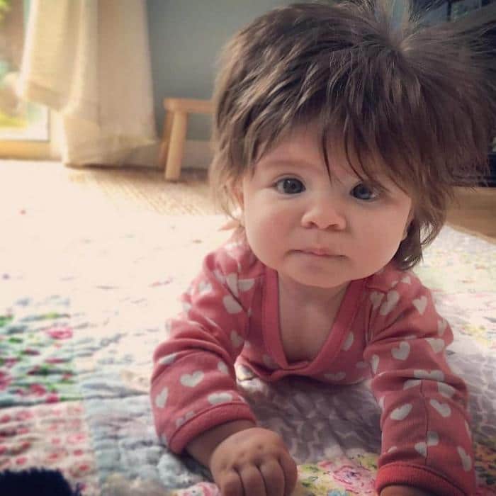 17 fotos de bebês cabeludos e enlouquecem a Internet 14