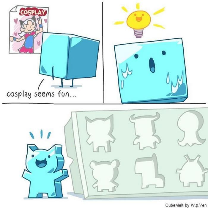 Uma história em quadrinhos sobre um cubo de gelo (36 fotos) 25