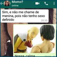 Como os brasileiros reagem a uma mensagem da Momo Como os brasileiros reagem a uma mensagem da Momo