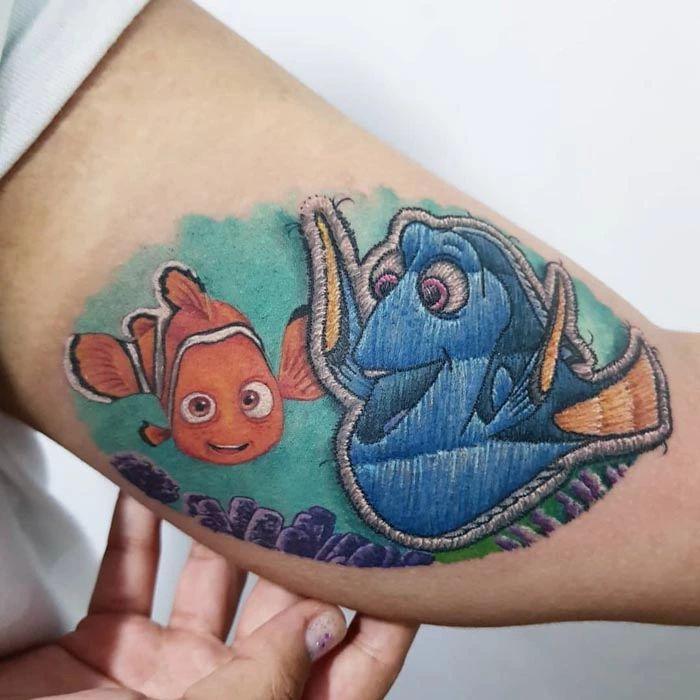 46 tatuagens de bordados que estão se popularizando no Brasil 5