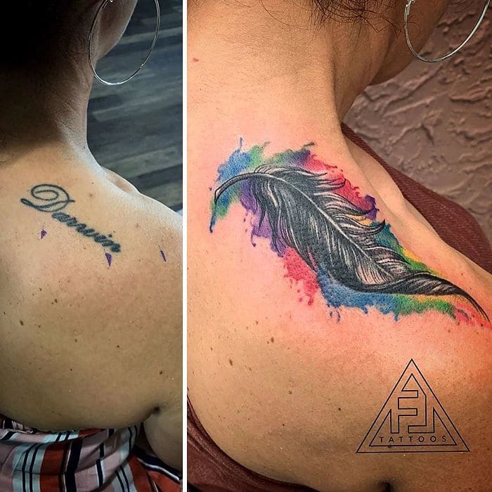 25 pessoas que cobriram suas tatuagens de seus ex de forma para lá de criativas 10