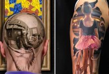 20 tatuagens 3D realísticas somente o mais bravo se atreveria a fazer 7