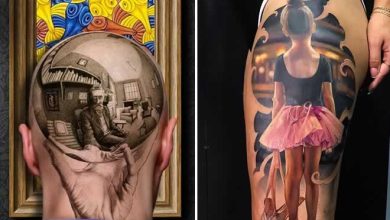 20 tatuagens 3D realísticas somente o mais bravo se atreveria a fazer 40