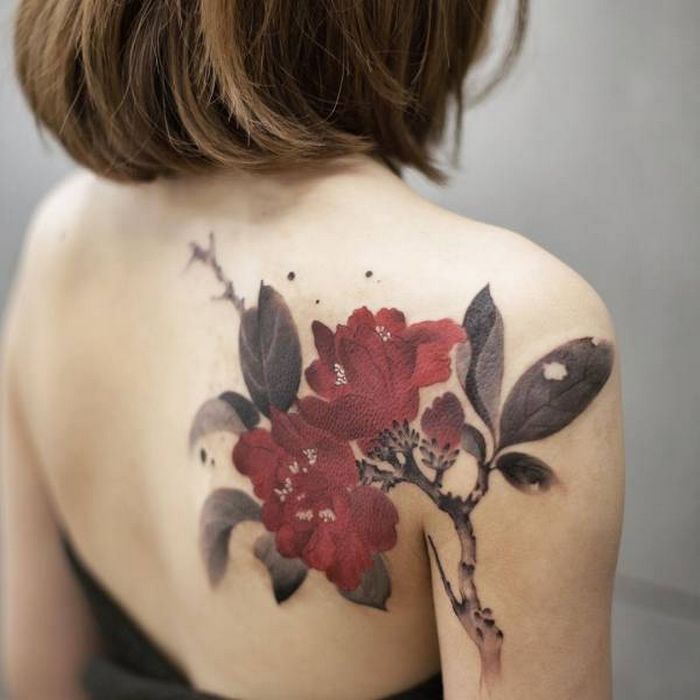 32 ideias de tatuagens estilo aquarela 15
