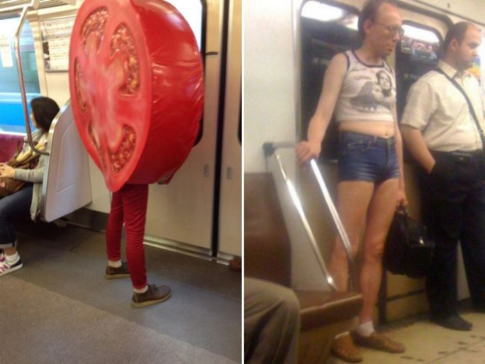 19 pessoas engraçadas e estranhas no metrô 19