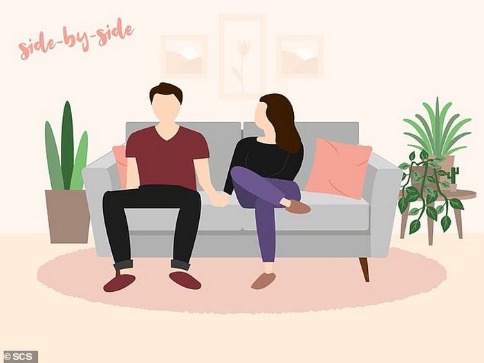Descubra que a sua posição no sofá diz sobre o seu relacionamento? 3