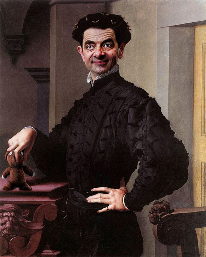 Artista coloca Mr. Bean em 22 sensacionais quadros clássicos 9