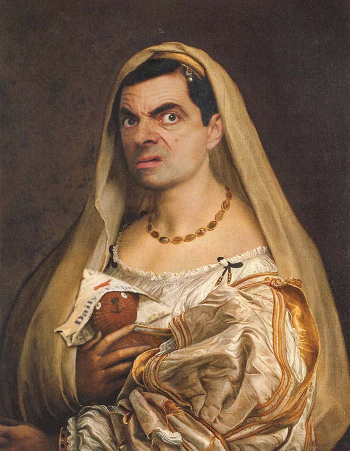 Artista coloca Mr. Bean em 22 sensacionais quadros clássicos 17