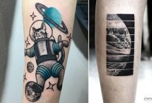 32 ideias de tatuagens inspiradas no espaço 14